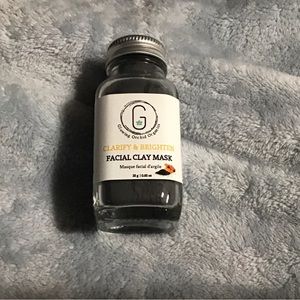 Glowing orchid organic s facial clay mask .85 oz clarify & brighten